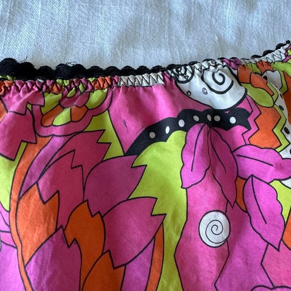 Vintage 100% silk copper key midi skirt - Picture 4 of 6